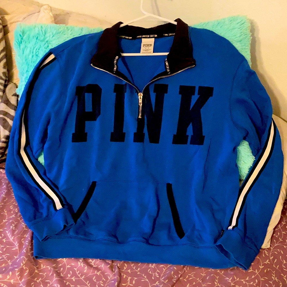VictorySecretEdition Blue & Black graphic sweater